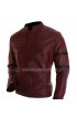 Fast and Furious Vin Diesel Red Leather Jacket